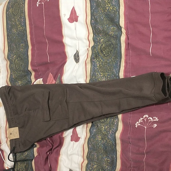 Urban Planet Brown Basic cargo sweatpants - Picture 4 of 6